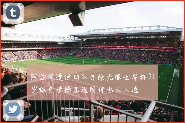阿兹蒙遭伊朗队开除无缘世界杯31岁球员遗憾落选同伴也未入选